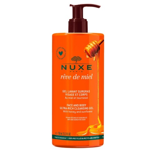 Nuxe Rêve de Miel Cleansing and Shower Gel 750ml