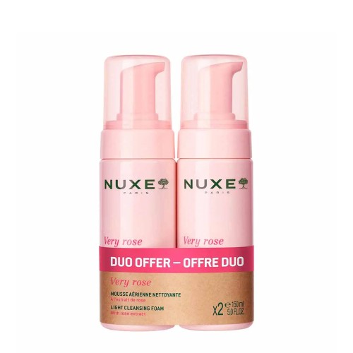 Nuxe Very Rose Cleansing Foam 2x150ml