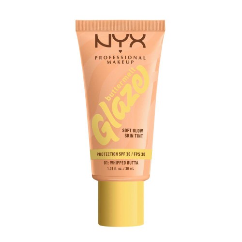 NYX Buttermelt Glaze Base Illuminating SPF30 01 Whipped Butta