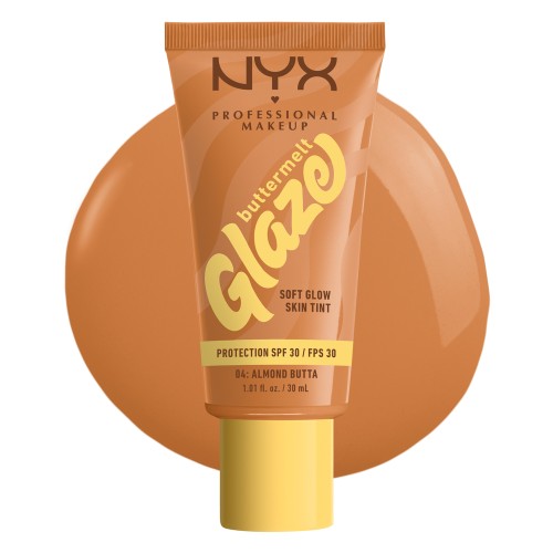 NYX Buttermelt Glaze Base Illuminating SPF30 04 Almond Butta