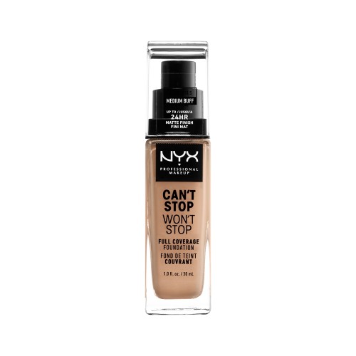 NYX Can't Stop Won't Stop Foundation - Medium Buff 30ml