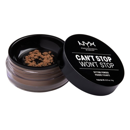 NYX Can't Stop Won't Stop Matte Fastening Powder - Medium-Deep 6g