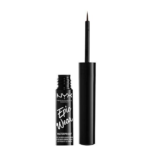 NYX Epic Wear Eyeliner Liquid/Gel Semi-Permanent - Brown 3.5ml