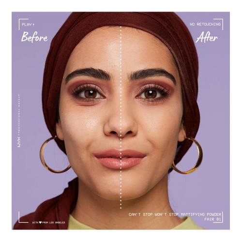 NYX Can't Stop Won't Stop Mattifying Powder - Fair