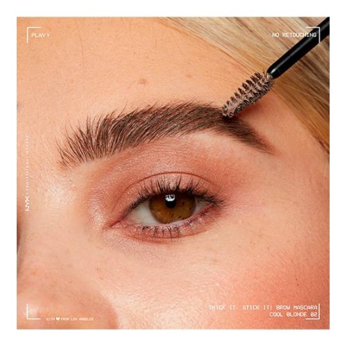 NYX Thick It Stick It Eyebrow Mask - Black 7ml