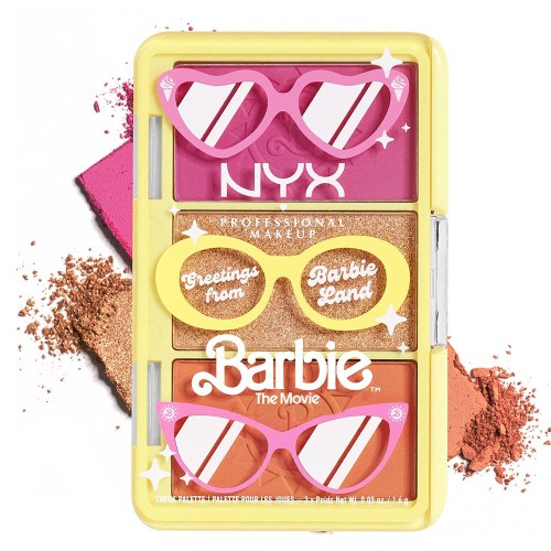 NYX Barbie Palette of Blush Greetings From Barbie Land