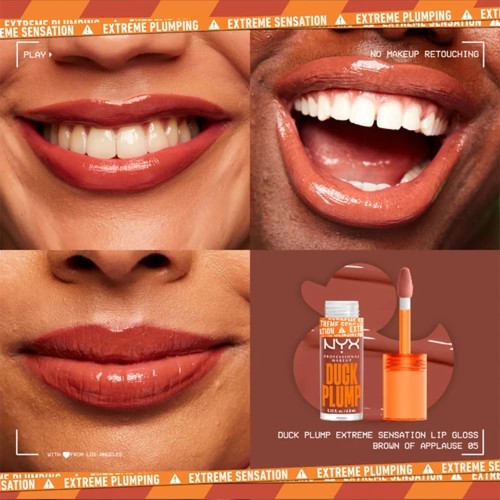 NYX Duck Plump Lip Gloss 05 Brown of Applause