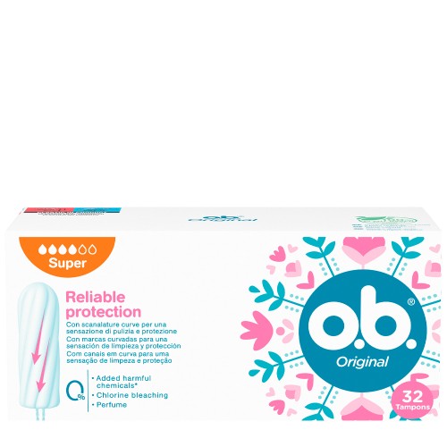 O.B. Original Super Tampon 32 units