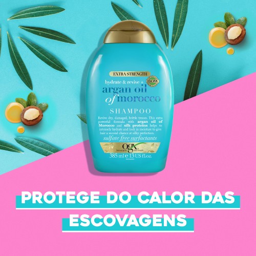 OGX Argan Oil Morocco Extra Strength Shampoo 385ml