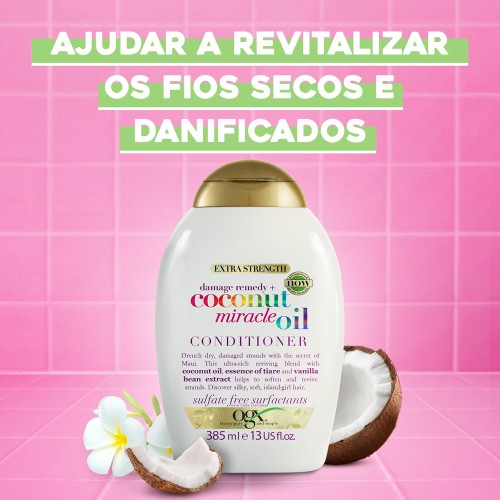 OGX Coconut Miracle Oil Extra Strength Conditioner 385ml