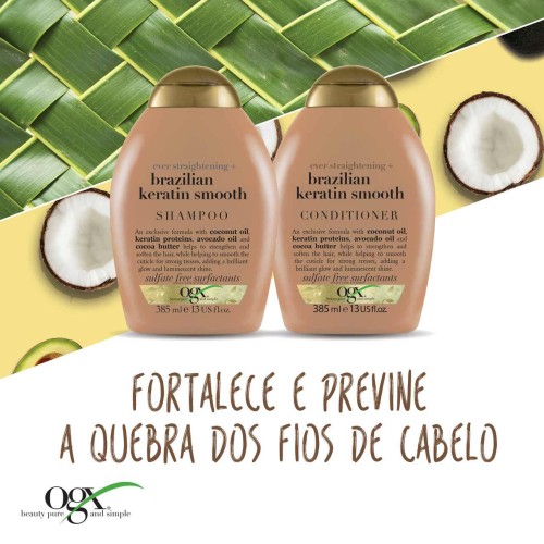 OGX Brazilian Keratin Shampoo 385ml