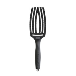 Olivia Garden Fingerbrush Care Iconic Double Pim Média Black
