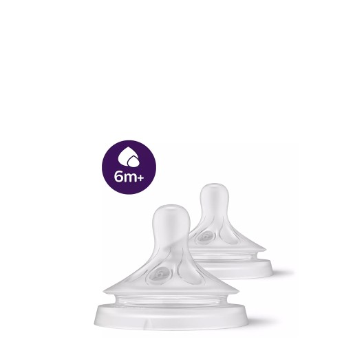 Philips Avent Natural Response Baby Bottle Teat T6 Duo