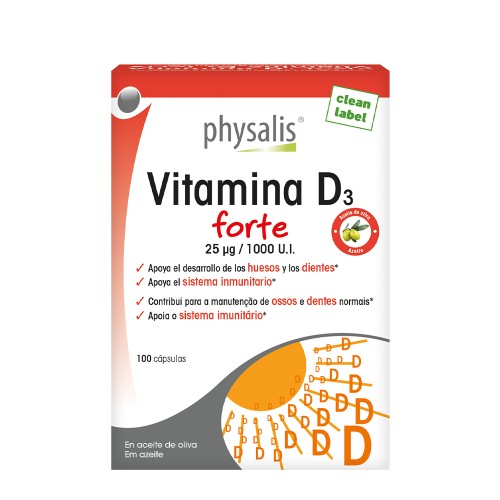 Physalis Vitamin D3 Forte 100 capsules