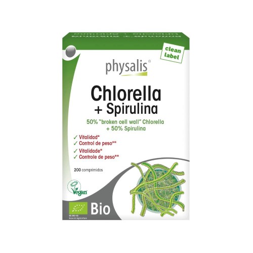 Physalis Chlorella + Spirulina 200 pills
