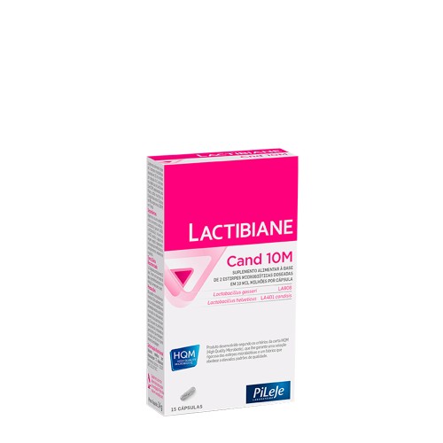 Pileje Lactibiane Cand 10M 15 cápsulas