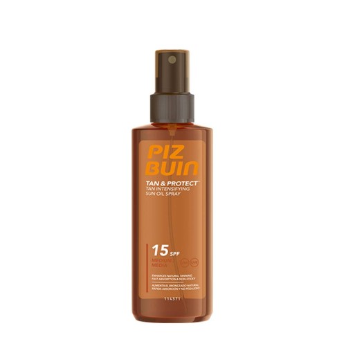 Piz Buin Tan & Protect Oil Tan Accelerator Spray SPF15 150ml
