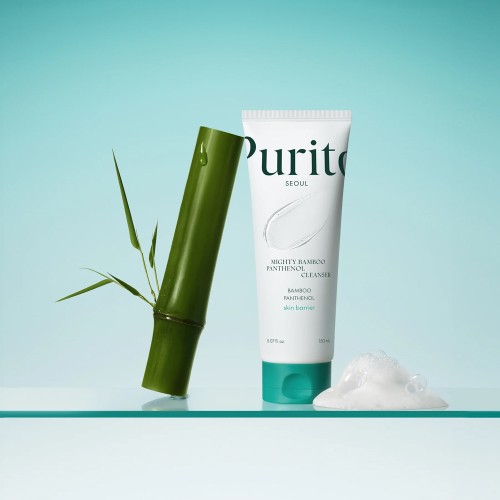 Purito Mighty Bamboo Panthenol Gel Cleansing Foam 150ml
