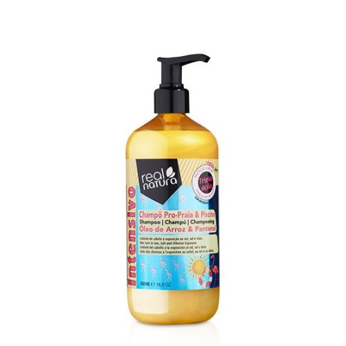 Real Natura Shampoo Without Salt Pro-Beach & Pool 500ml