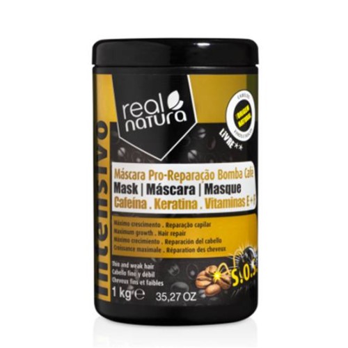 Real Natura Mask Without Salt Pro-Repair Pump Coffee 1kg