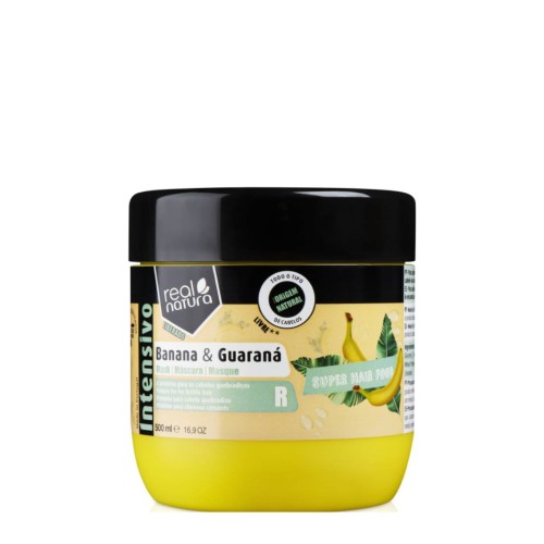 Real Natura Mask Super Hair Food Banana and Guarana 500ml
