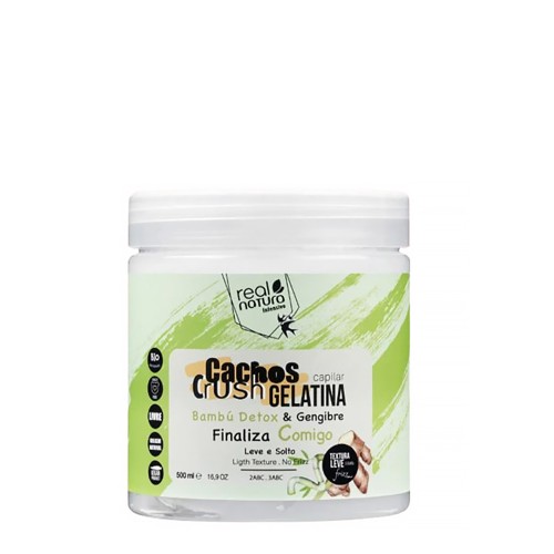Real Natura Curl Defining Gel Bamboo & Ginger 500ml