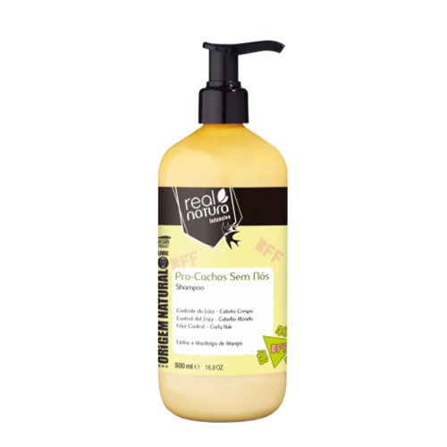 Real Natura Pro-Cachos Sem Nós Salt Free Shampoo 500ml