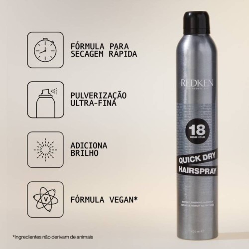 Redken Quick Dry Hairspray 400ml