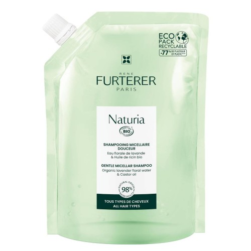Rene Furterer Naturia Gentle Micellar Shampoo 400ml - Refill