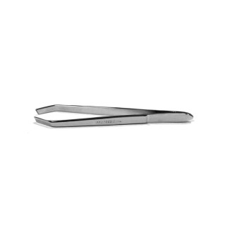 RickiParodi by Baruffaldi Oblique Stainless Steel Tweezers 10cm
