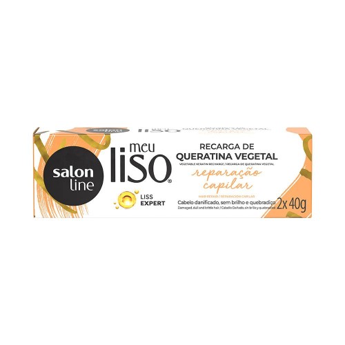 Salon Line My Smooth Vegetable Keratin Recharge 2x40g