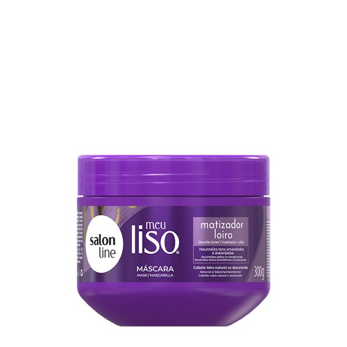 Salon Line Meu Liso Blonde Toning Mask 300g