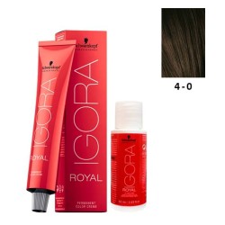 Schwarzkopf Igora Royal 4-0 Medium Brown 60ml + Oxidant 20V