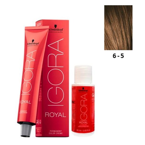 Schwarzkopf Igora Royal 6-5 Golden Dark Laurel 60ml + Oxidant 20V