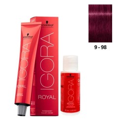 Schwarzkopf Igora Royal 9-98 Extra Light Laurel Red Violet 60ml + Oxidant 20V