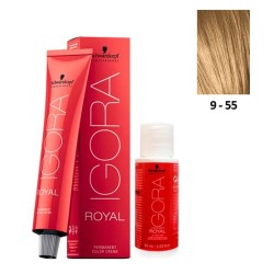 Schwarzkopf Igora Royal 9-55 Extra Light Golden Laurel Extra 60ml + Oxidant 20V