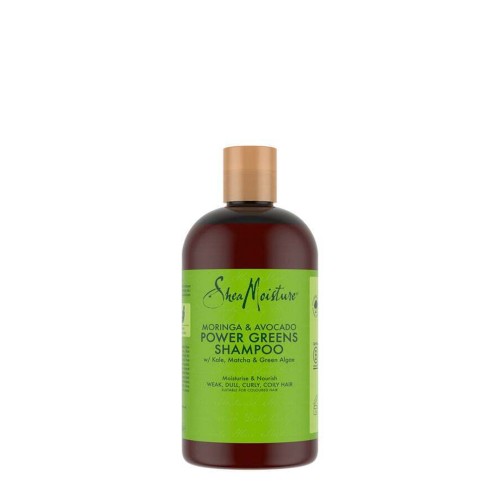 Shea Moisture Moringa & Avocado Power Greens Moisturising Nutritional Shampoo 384ml