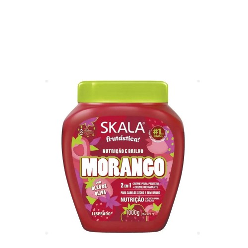 Skala Frutástica Strawberry Hair Treatment Cream 2 in 1 Nutrition and Shine 1000g