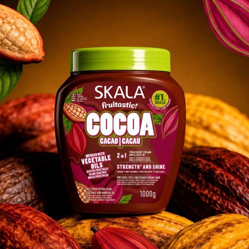 Skala Frutástica Cocoa Hair Treatment Cream 2 in 1 Strength and Shine 1000g