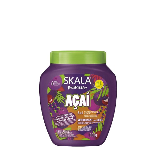 Skala Frutástica Açaí Hair Treatment Cream 2 in 1 Nutrition and Shine 1000g