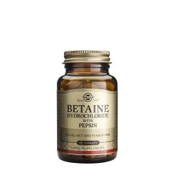 Solgar Betaine Hydrochloride with Pepsin 100 tablets