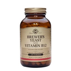 Solgar Brewer's Yeast with Vitamin B12 250 tablets