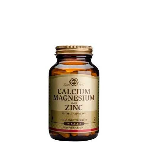 Solgar Calcium, Magnesium and Zinc 100 tablets