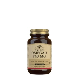 Solgar Omega-3 Fish Gel 740mg 50 capsules