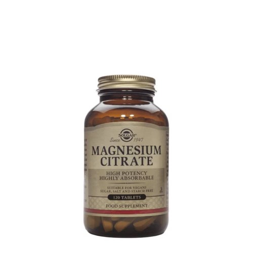 Solgar Magnesium Citrate 120 tablets