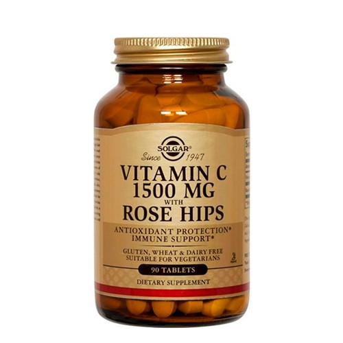 Solgar Vitamina C 1500mg With Rose Hips 90 tablets