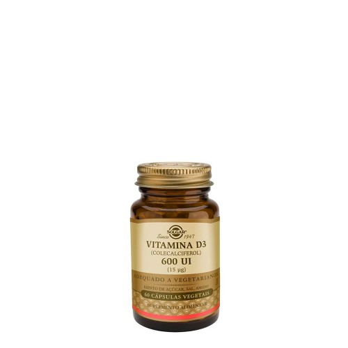 Solgar Vitamina D3 600UI 60 capsules