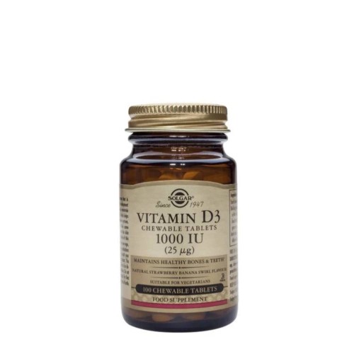 Solgar Vitamin D3 1000UI 100 capsules