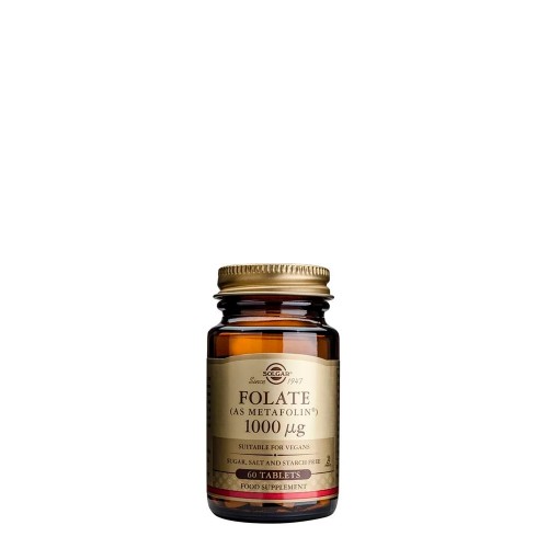 Solgar Folate Folic Acid 1000µg 60 tablets