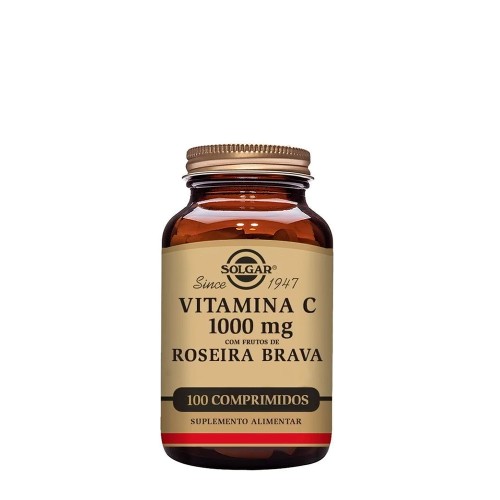 Solgar Vitamin C 1000mg with Rosehips 100 tablets